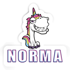 Autocollant Licorne Norma Image