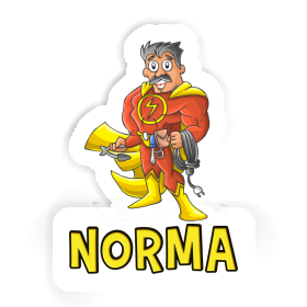 Electrician Sticker Norma Image