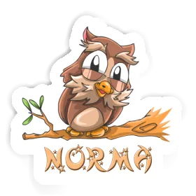 Sticker Owl Norma Image