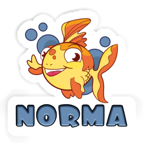 Sticker Fish Norma Image