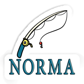 Fishing Rod Sticker Norma Image