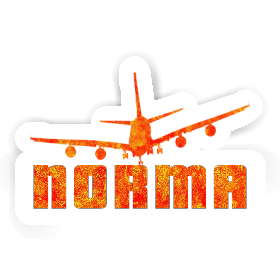 Sticker Norma Flugzeug Image