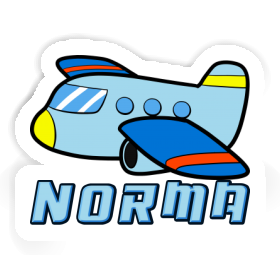 Autocollant Avion Norma Image