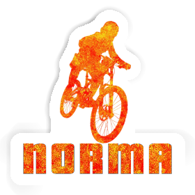 Aufkleber Norma Freeride Biker Image