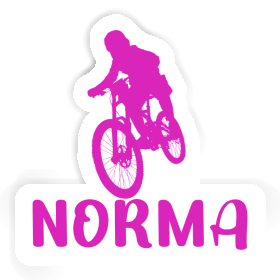 Autocollant Norma Freeride Biker Image