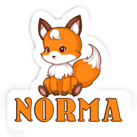 Norma Sticker Fox Image