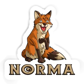 Norma Sticker Fox Image