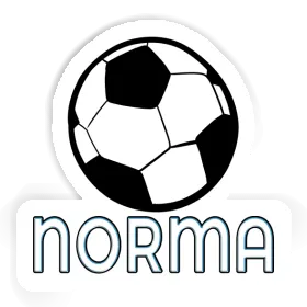 Autocollant Norma Ballon de foot Image