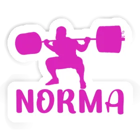 Weightlifter Sticker Norma Image