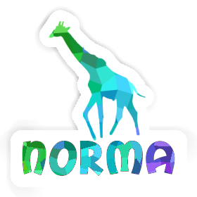 Autocollant Norma Girafe Image