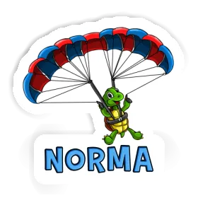 Gleitschirmflieger Sticker Norma Image