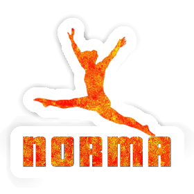 Norma Sticker Gymnastin Image