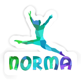 Norma Sticker Gymnast Image