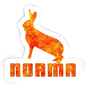 Norma Autocollant Lapin Image