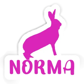 Sticker Norma Rabbit Image