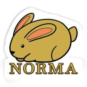 Norma Autocollant Lapin Image