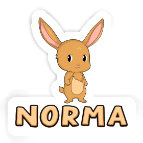 Norma Autocollant Lapin de Pâques Image