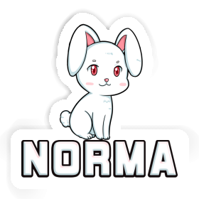 Sticker Norma Rabbit Image