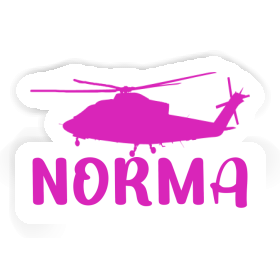 Norma Aufkleber Helikopter Image