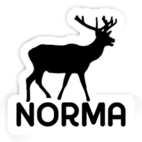 Aufkleber Hirsch Norma Image