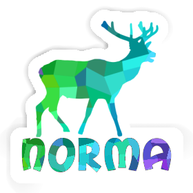 Deer Sticker Norma Image