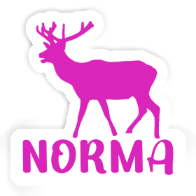 Autocollant Cerf Norma Image