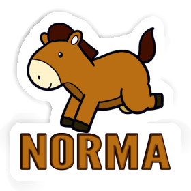 Horse Sticker Norma Image