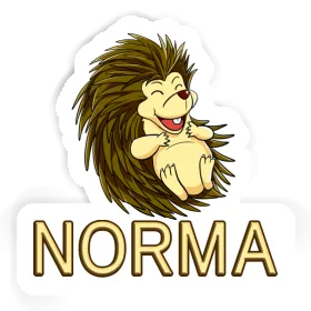 Norma Sticker Hedgehog Image