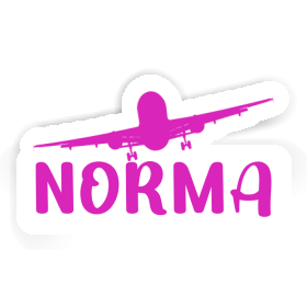 Sticker Airplane Norma Image