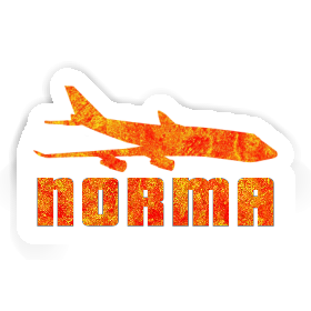 Jumbo-Jet Autocollant Norma Image