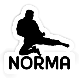 Sticker Karateka Norma Image