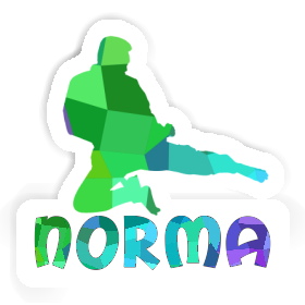 Norma Sticker Karateka Image