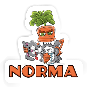 Sticker Norma Monster Carrot Image