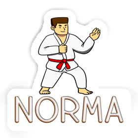 Karateka Sticker Norma Image