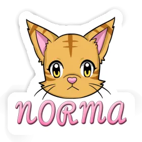 Chaton Autocollant Norma Image