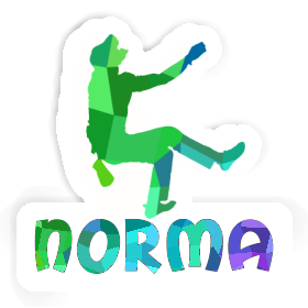 Aufkleber Kletterer Norma Image