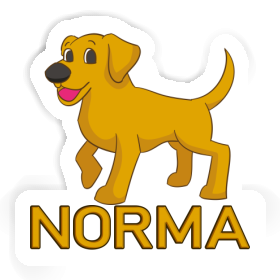 Norma Sticker Labrador Image