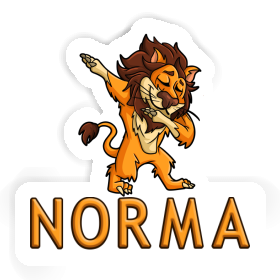 Autocollant Norma Lion Image