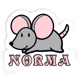 Aufkleber Maus Norma Image