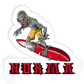 Surfer Sticker Norma Image