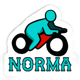 Autocollant Norma Motocycliste Image