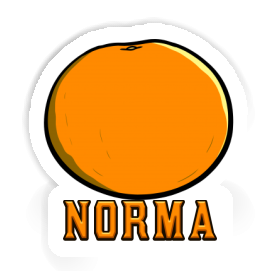 Norma Aufkleber Orange Image