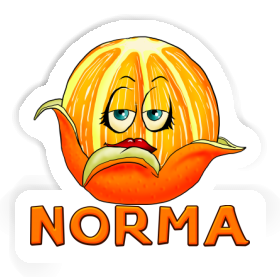 Autocollant Orange Norma Image