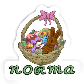 Easter basket Sticker Norma Image