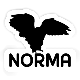 Autocollant Hibou Norma Image