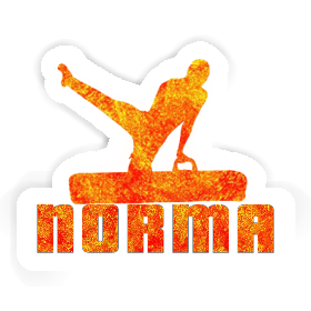 Norma Sticker Gymnast Image