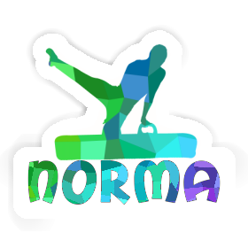 Gymnaste Autocollant Norma Image