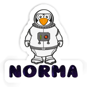 Norma Sticker Astronaut Image