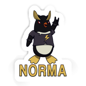 Sticker Norma Rocking Penguin Image