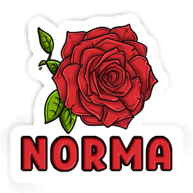 Autocollant Norma Fleur de rose Image